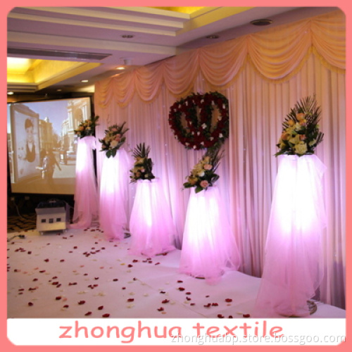 2014 Hot Modern Voile Wedding Drapery Home Decorationcurtain Fabric